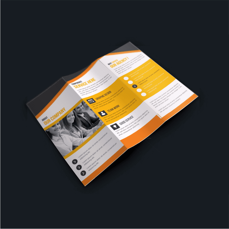 Panfleto Papel Couchê 170g - Imagem 4